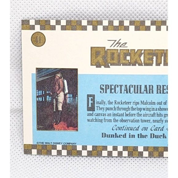 The Rocketeer Vintage Trading Card Bundle - The Great Car Chase, The Big Bang, S - Picture 5 of 16